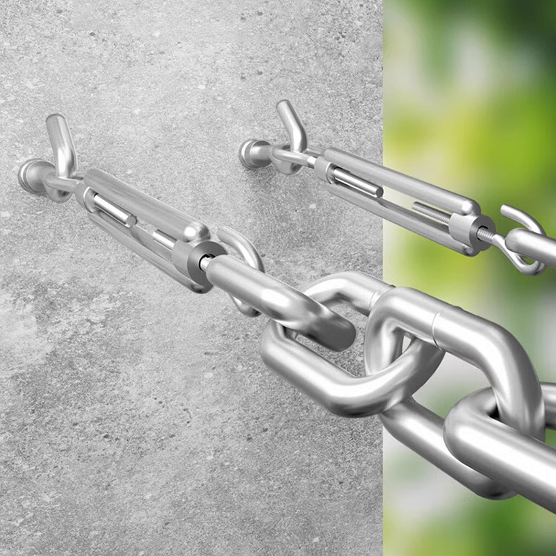 304不锈钢晾衣绳链条室外晒被子