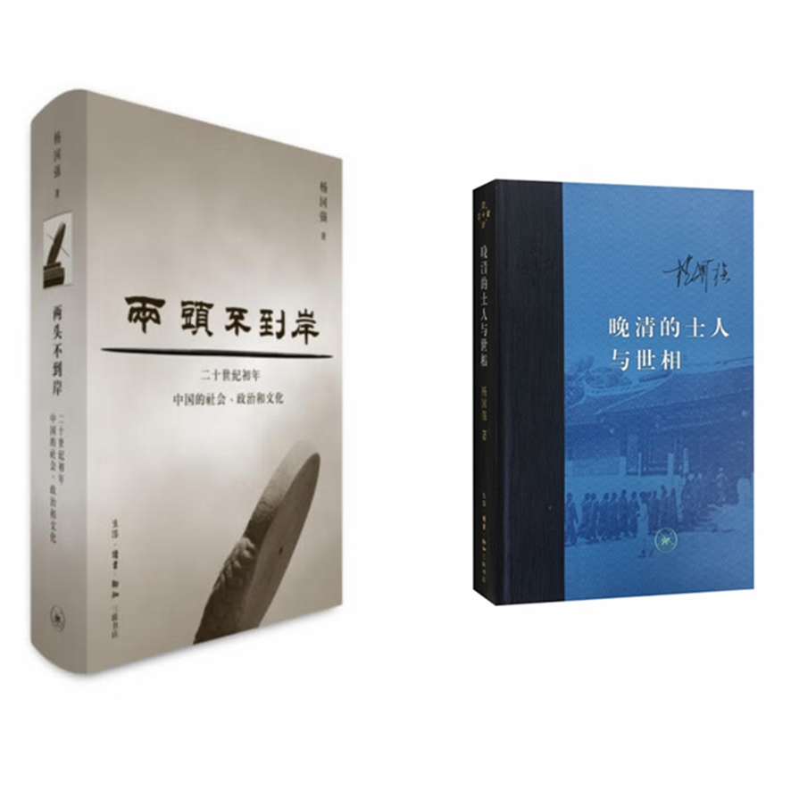 杨国强作品（全二册） 两头不到岸+晚清的士人与世相 （增订本） DW - 实物图