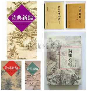 套装六册 诗韵合璧+诗对新编+诗韵新编+诗典新编+诗词韵律合编+ 中华新韵十四韵 诗词爱好者初学古诗写作者工具书 赵京战 等 著