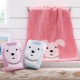 金号纯棉毛巾可爱卡通小狗毛巾棉质洗脸面巾家用吸水柔软毛巾