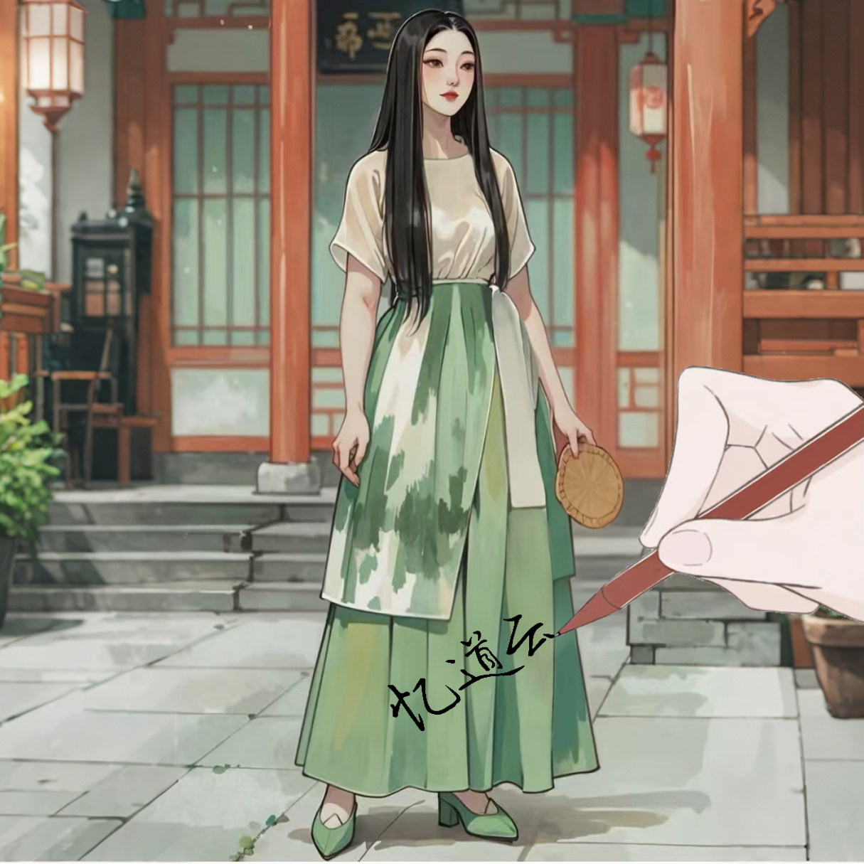 忆念原创国风外套新中式改良汉服上衣仙女风新款天丝棉春季高级感