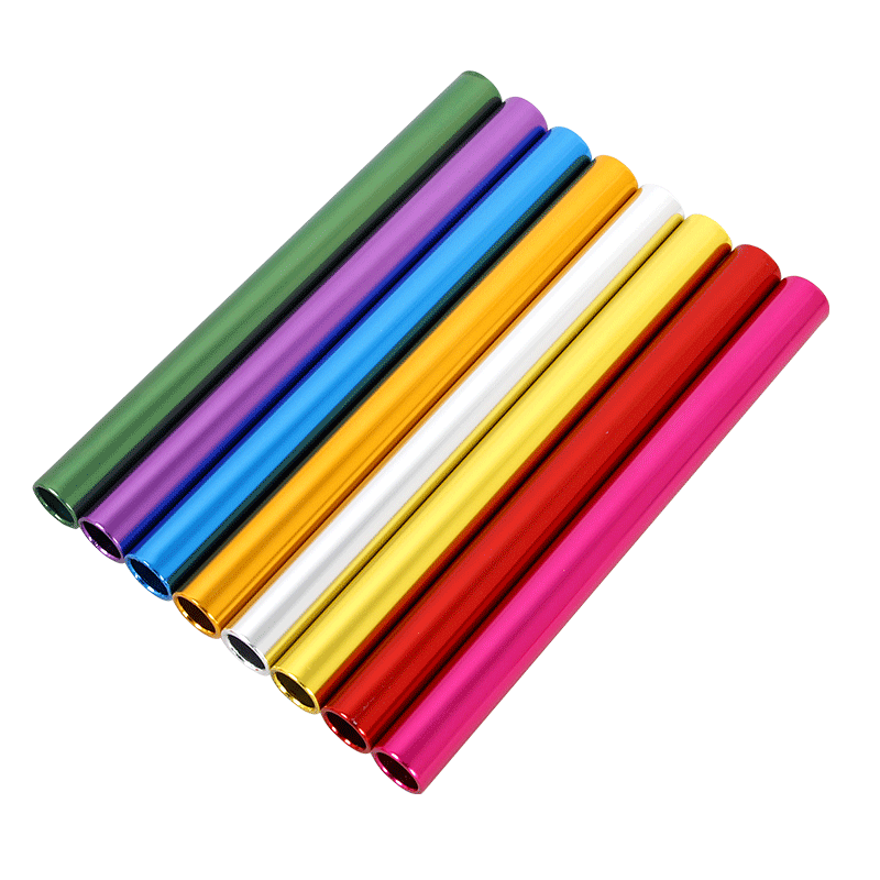 比赛专用塑料红白运动会接力棒