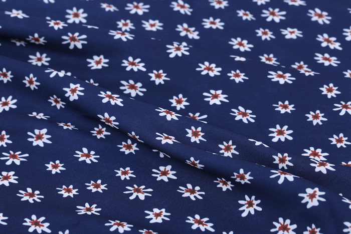 布料小雏菊乱麻雪纺高品质衬衫连衣裙服装面料清仓包邮