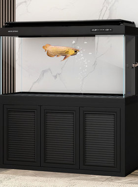 闽江大型鱼缸超白玻璃水族箱专业级底过滤生态免换水家用客厅鱼缸