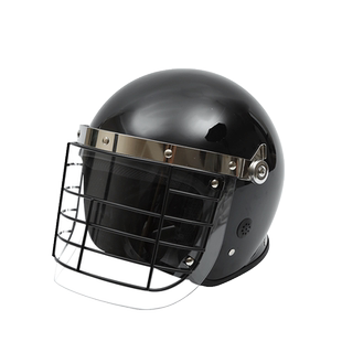 云锦防暴头盔防护防爆钢丝网带面罩战术钢盔安全帽安保多功能头盔