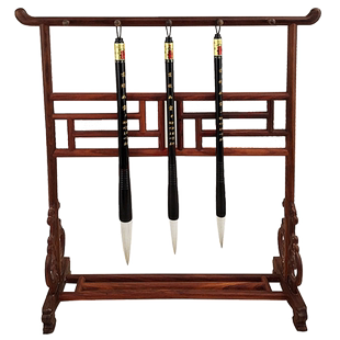 王一品斋笔庄天官牌湖州老字号善琏湖笔兼毫大楷中楷小楷初学者书法专用书画楷书入门大号中号小号 落纸如云