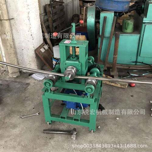 模7管6型立式弯管机 全套具小型电动弯机RH-76 折不锈钢管大鹏钢