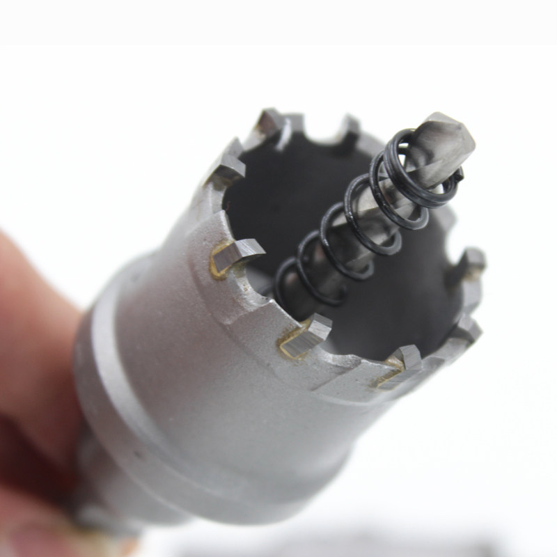 黑人工具1#加长不锈钢开孔器圆形合金金属钢铁打孔器猫眼金属钻头