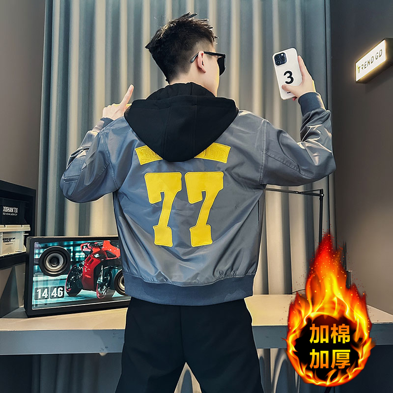 矮小个子小码男秋冬加棉加厚保暖