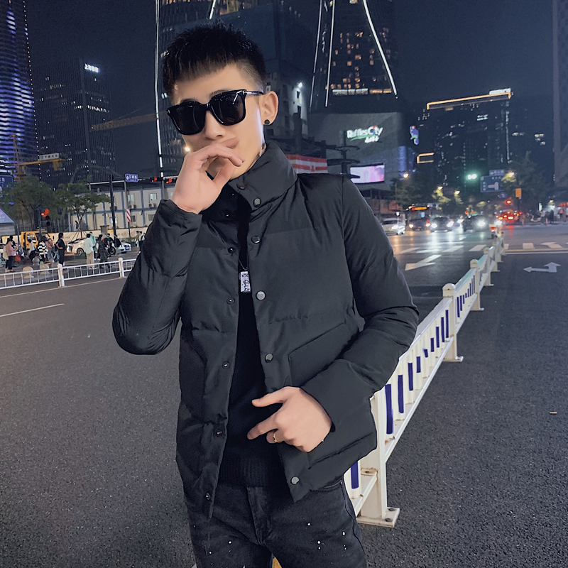 小个子立领棉衣男冬季加厚保暖