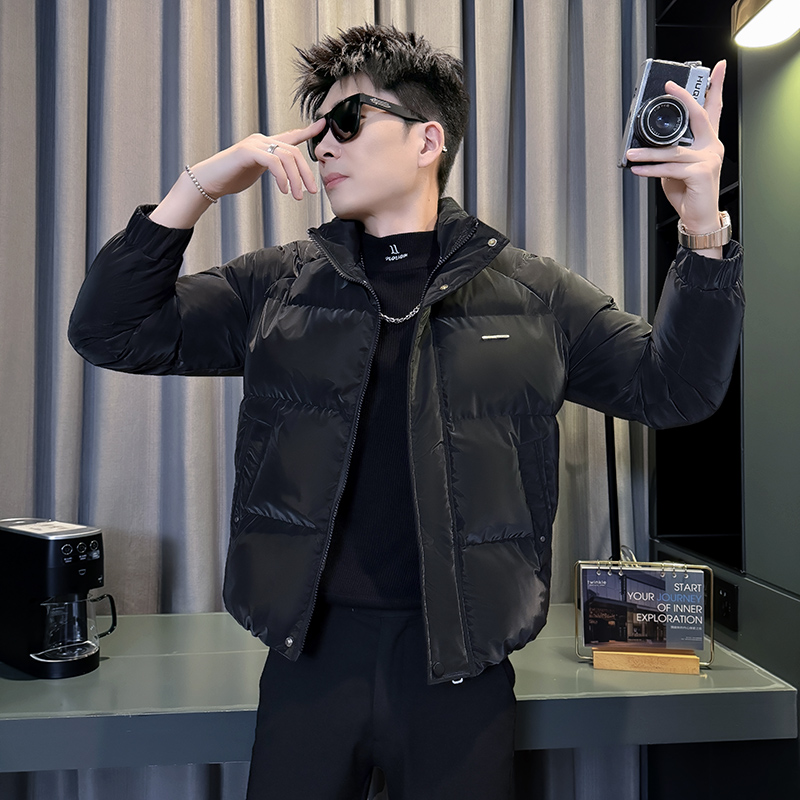 XS小码修身棉衣秋冬加厚立领棉服