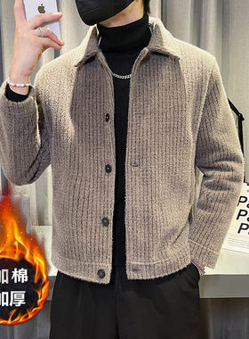 155小个子小码水貂绒外套冬季加棉加厚夹克S号XS码休闲短款大衣潮