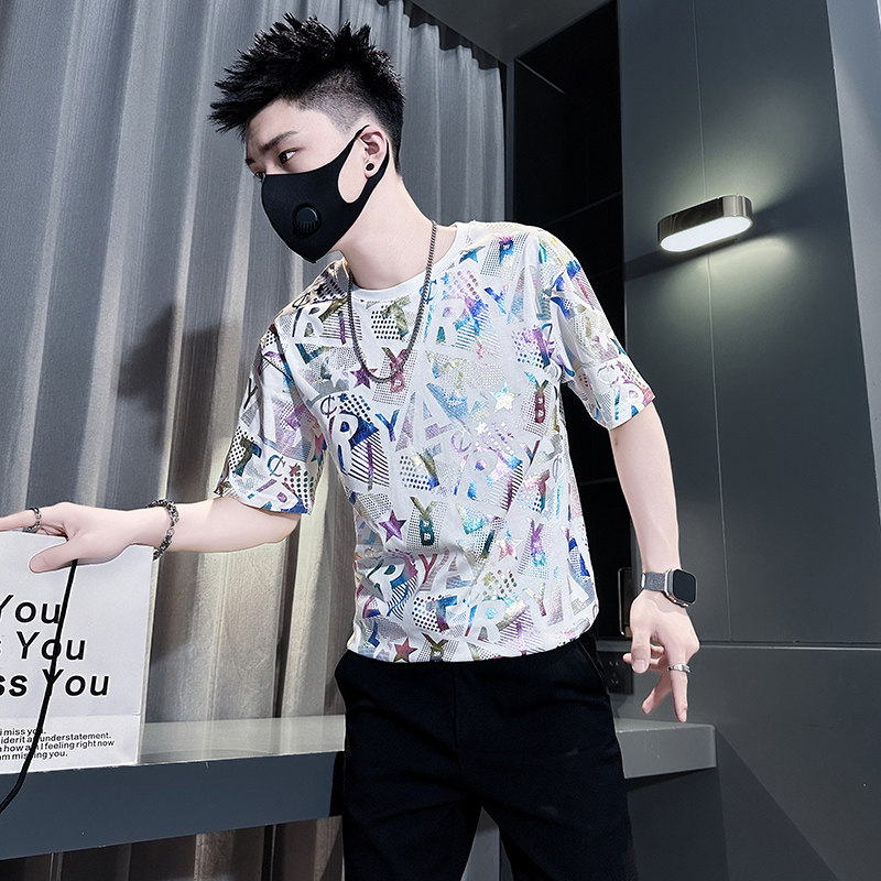 矮个子小码男装夏季潮牌半截袖休闲汗衫S号XS155短袖T恤160打底衫