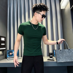 小码男装XS号小码纯色短袖T恤s号超修身半截袖打底矮小个子155tee