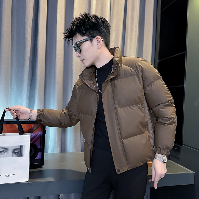 冬季男士小码立领加厚短款棉衣