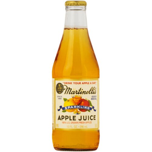 Martinelli's进口 汽泡苹果汁起泡果酒香槟 小瓶296ml  6瓶起包邮