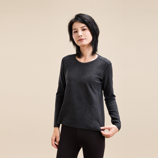圆领女纯色秋季 长袖 家居服睡衣上衣 女士莱赛尔棉秋季 2025新款