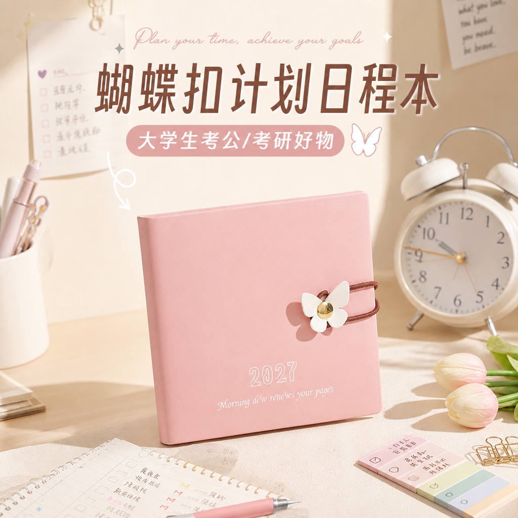 大学生考研考公365天计划日程本图片