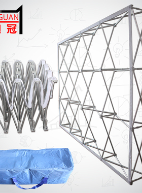 布拉网展架背景墙铝合金折叠弹力布婚庆广告架签名墙签到墙展示架