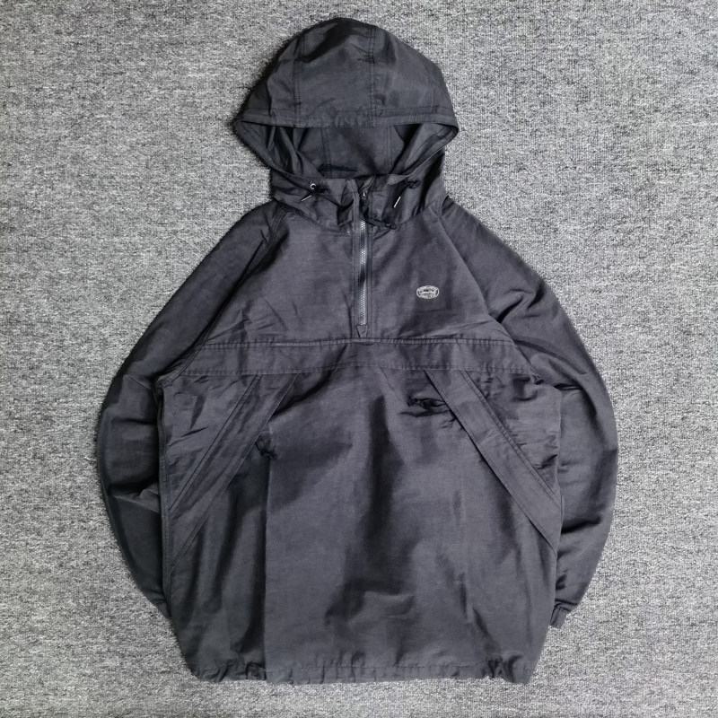 SNOW PEAK 雪峰 半拉链 连帽 套头冲锋衣 户外夹克