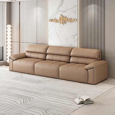真皮沙发床意式电动遥控伸缩客厅轻奢多功能沙发大中小户型沙发床