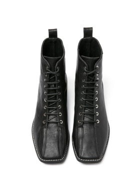 清仓99元包邮不退不换  方头真皮马丁靴女时尚百搭短靴鞋子女