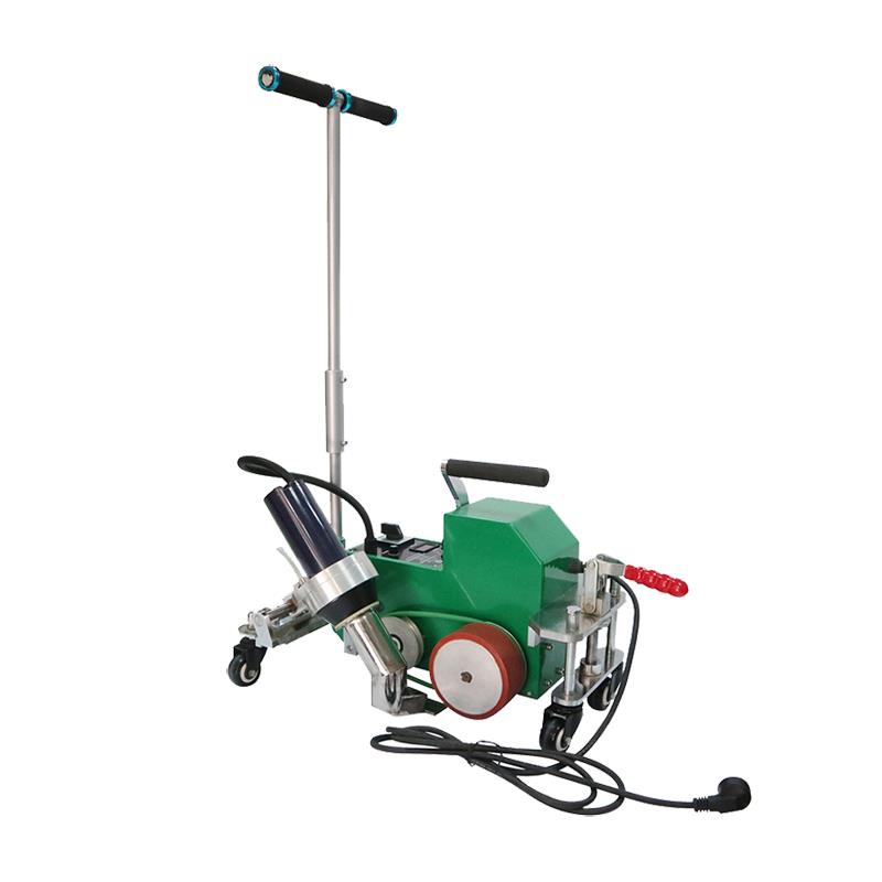 TPO屋面防水卷材车库顶板PVC彩钢融合瓦篷布5500W热风自动焊接机