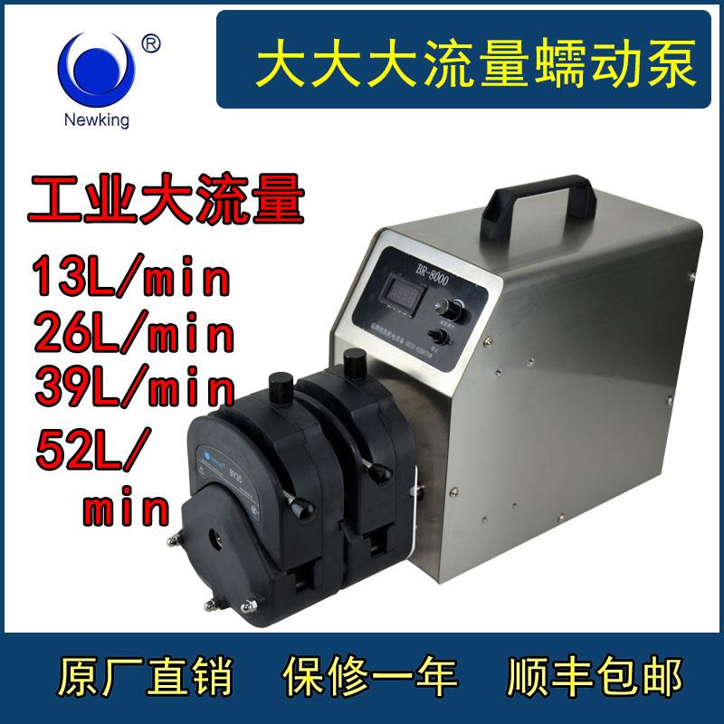 工业大流量蠕动泵 13L/52LBR8000大流量恒流化工转子调速自吸泵