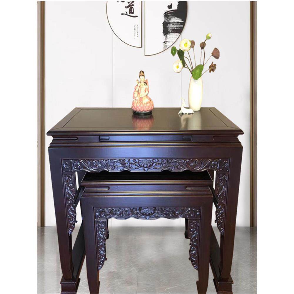 供桌佛桌家庭客厅供桌香盒佛桌简约中式祭坛佛柜财神贡品桌