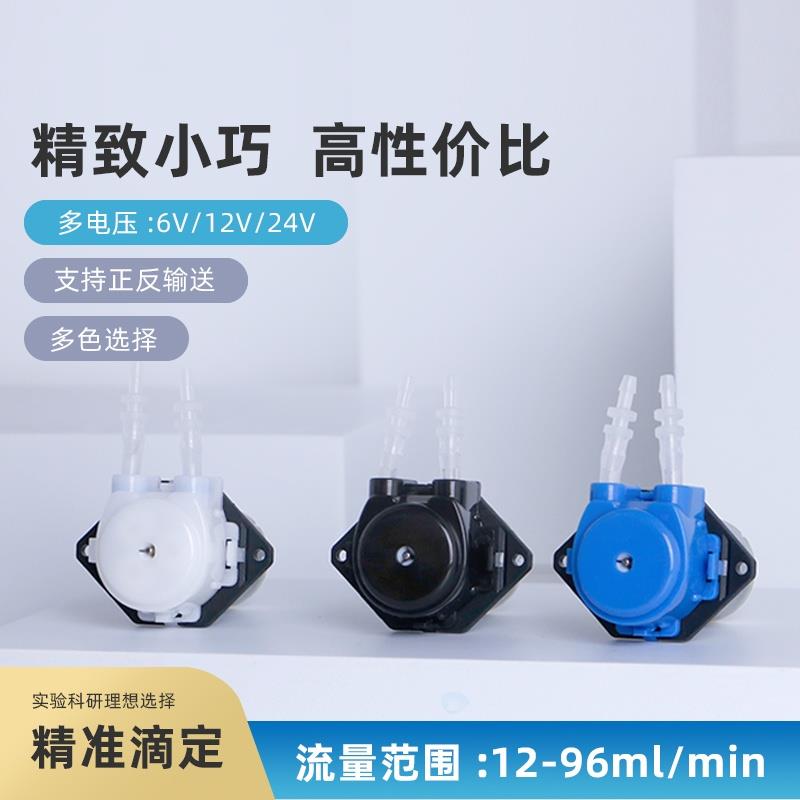 BPH实验室微型蠕动泵6V12V迷你循环泵24V滴定泵小型吸水泵甲醇泵