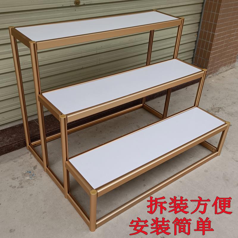 定制台阶岛架梯架储物架拆卸和装配库礼品展示架阶梯鞋架货架