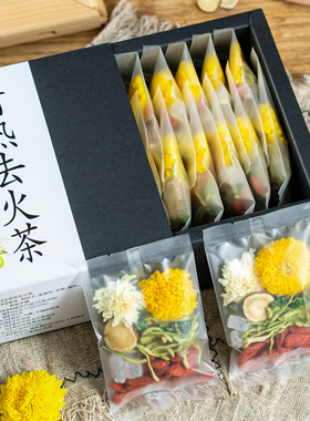 金银花菊花茶去火清热花茶下火清火降火男女解凉茶毒泡水喝的茶包