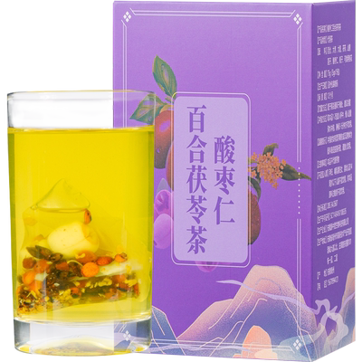 酸枣仁百合茯苓睡眠茶安舒茶