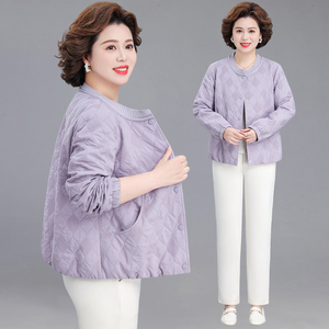 妈妈春装外套中年妇女气质上衣短