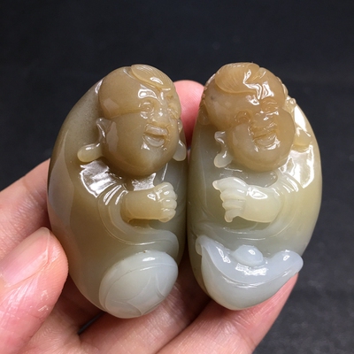 山料吊坠证书天然和田玉