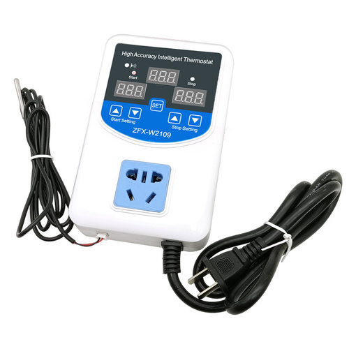 ZFX-W2109电子式温控器 养殖环境时间温度控制器数显智能温控插座