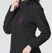 中老年防风透气外套登山服男 单层薄款 大码 弹力冲锋衣女户外春秋季