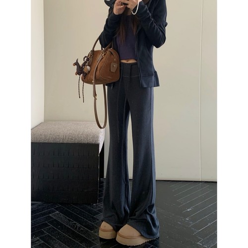 自然腰百搭长裤显瘦休闲裤