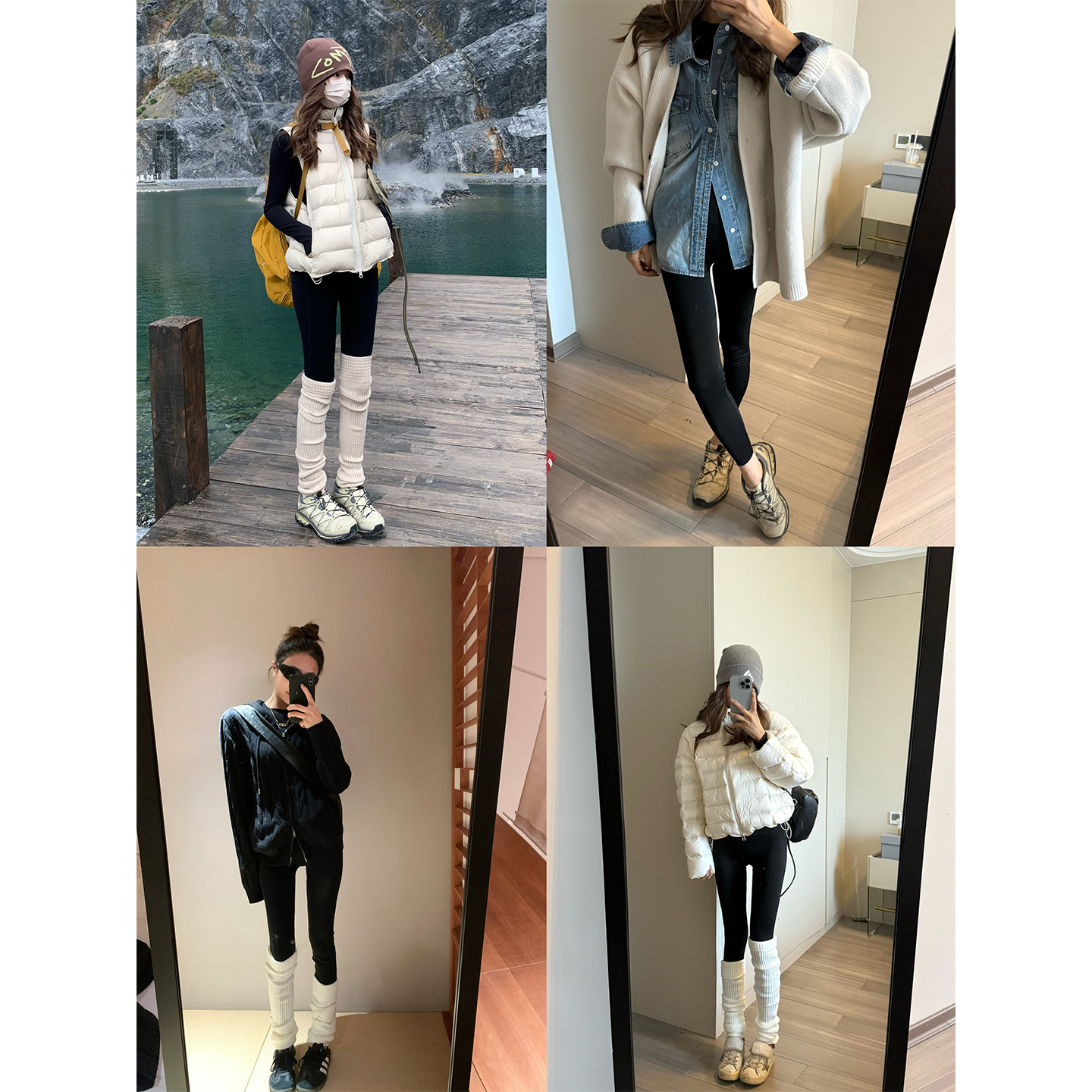 秋冬弹力瑜伽裤加绒打底裤女