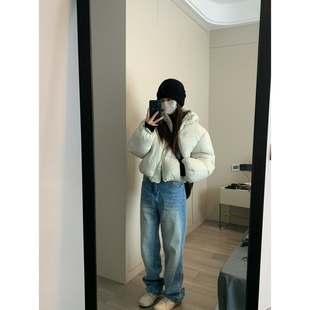 显瘦雅痞拖地裤 留下 水洗百搭直筒牛仔裤 颜色很妙四季 休闲 1992