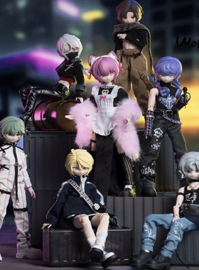 正版扎克事件系列盲盒可动人偶手办摆件潮玩公仔玩具男女生礼物