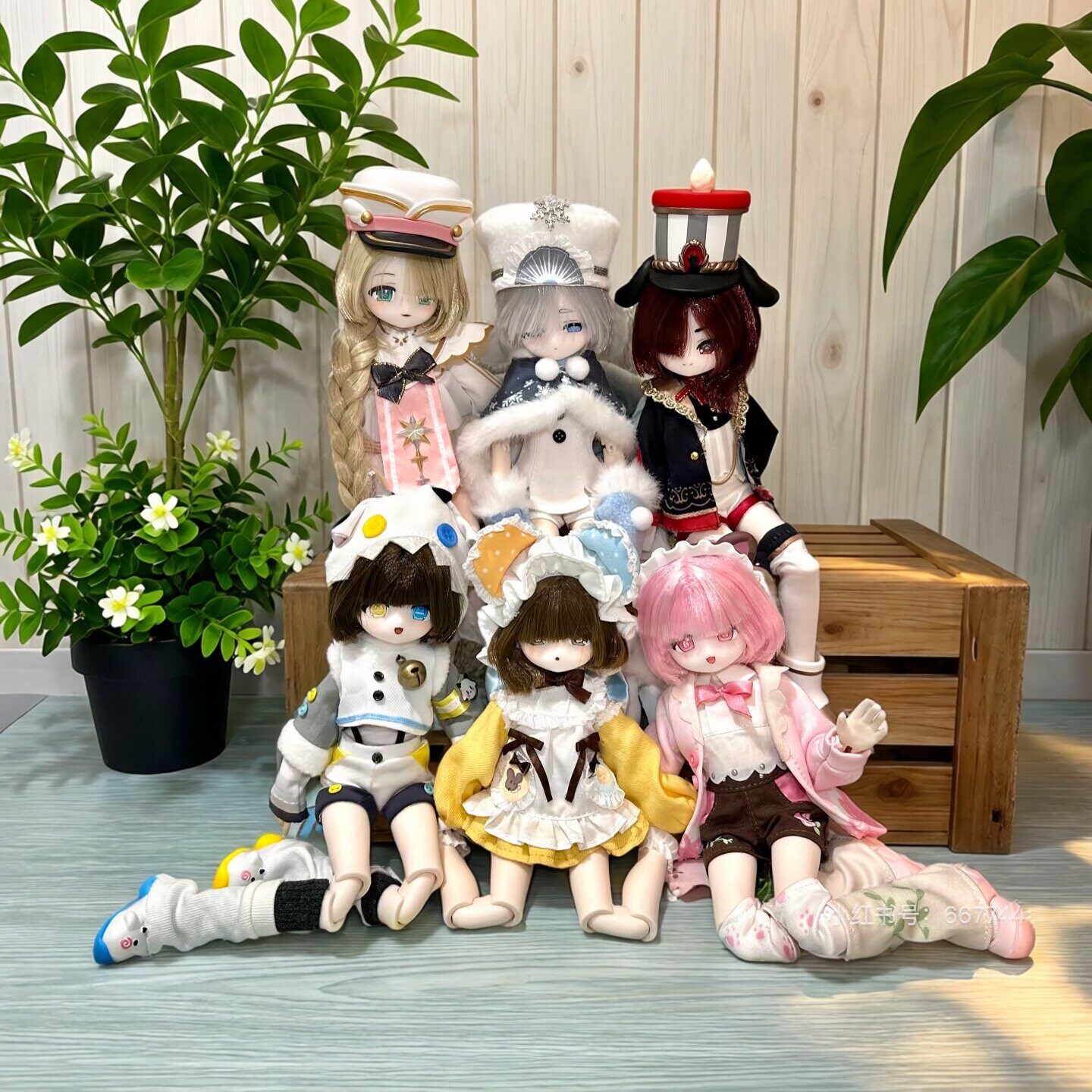 现货眠光MOFU特六分植发BJD盲盒