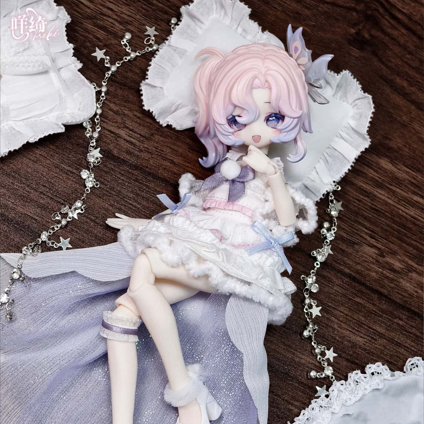 首批】正版咩绮Meki灵魂倒影8分BJD盲盒可动人偶玩具摆件公仔手办