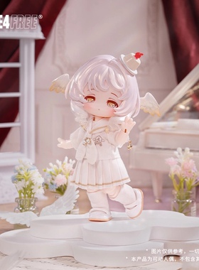 正版COME4FREE奶糕梦境泡芙系列盲盒12分BJD可动人偶桌面摆件公仔