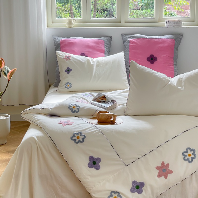 复古50支全棉床单款四件套