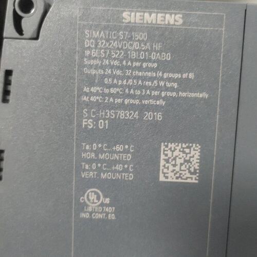 议价S7-1500数字量输模块可维修客服询价确认