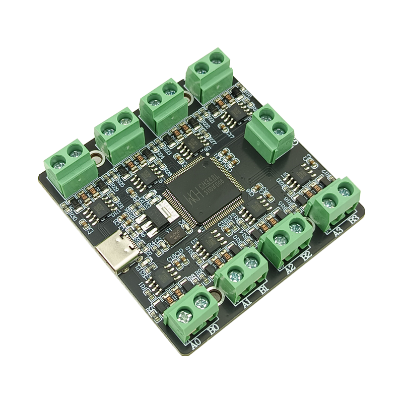 USB转RS485 4路/8路/485集线器485转换器TypeC转串口通讯虚拟串口