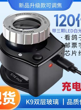 120倍文玩鸽子眼带灯TYPE-C充电
