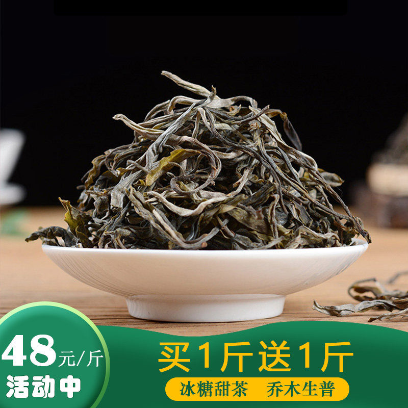 【买1送1共1000克】春冰糖甜茶勐库大叶种晒青毛茶散茶普洱茶生茶