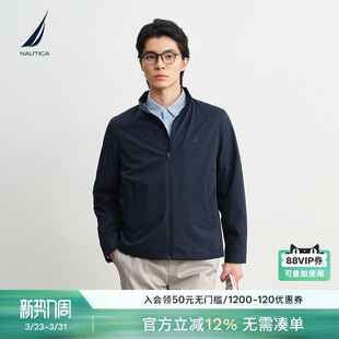 新品 26春季 防泼水立领口袋商务休闲夹克外套 诺帝卡男装 NAUTICA